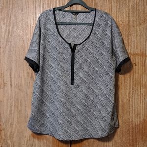 Milano scoop neck blouse